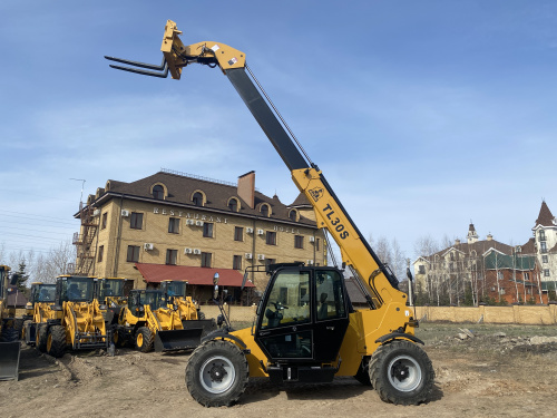 телескопический погрузчик builder tl30s (с крабовым ходом)