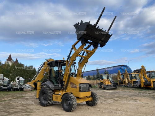 экскаватор-погрузчик 1 куб 2.5 тонны builder bl388 (разновеликие колеса)